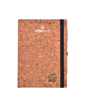 EcoKraft Eco Friendly Notebook- Natural Cork- A5- 210 Pages